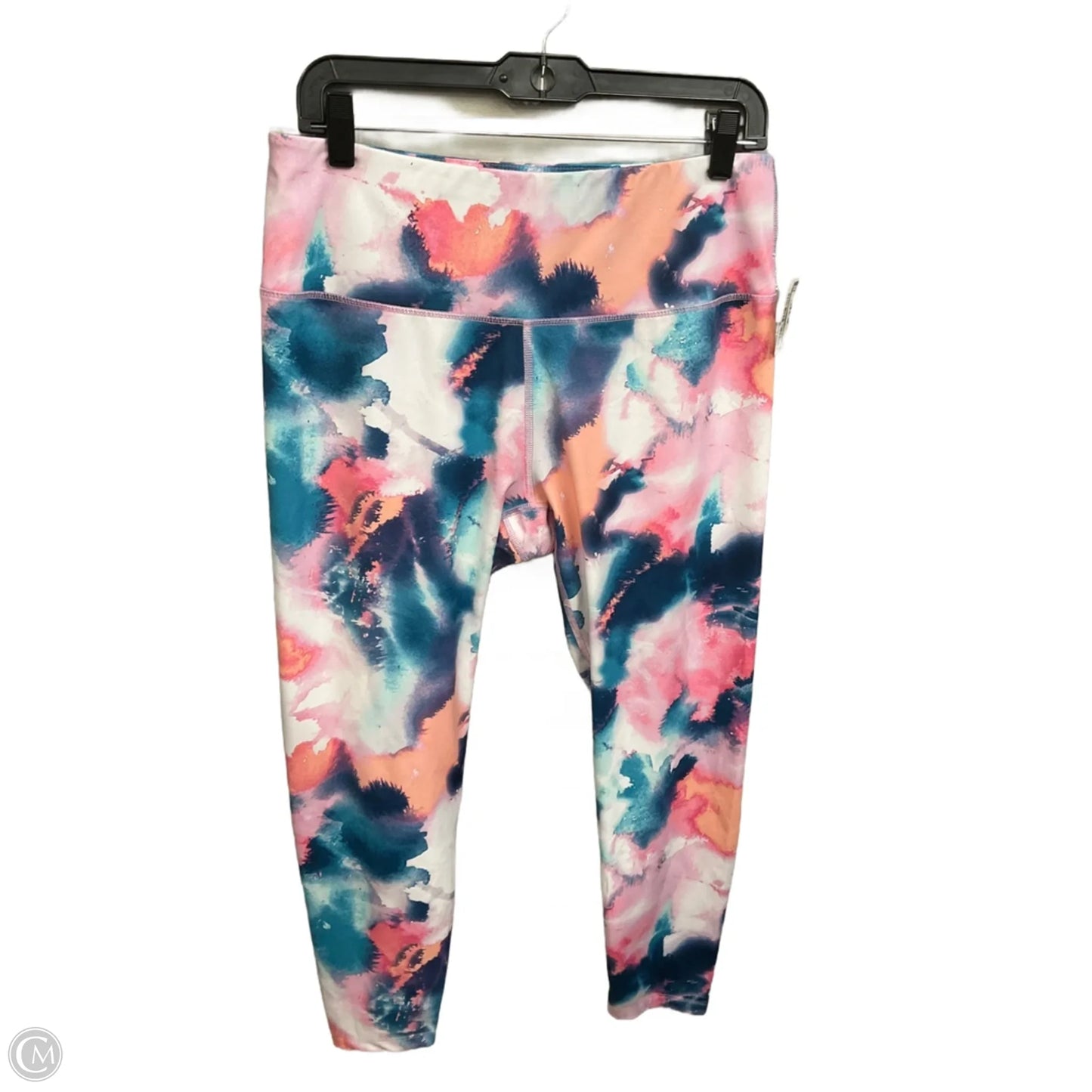 Athletic Leggings By Layer 8 In Tie Dye Print, Size: Xl