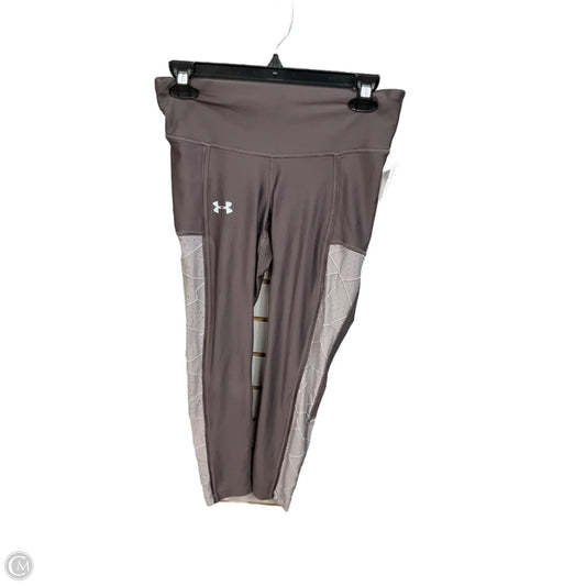 Athletic Leggings By Under Armour In Purple, Size: M