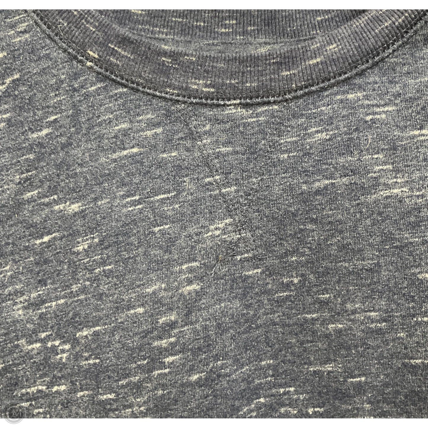 Athletic Sweatshirt Crewneck By Tek Gear In Navy, Size: S