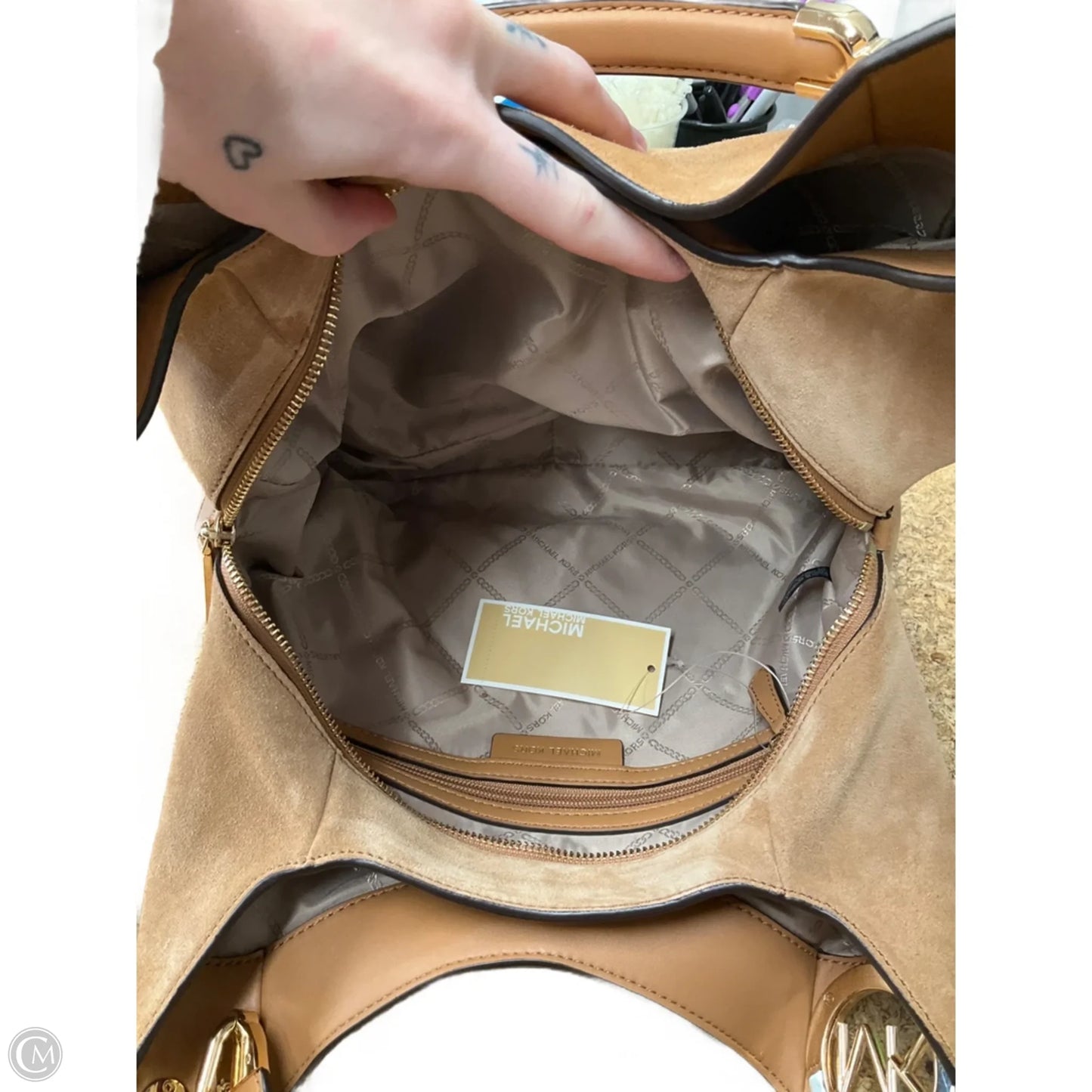 Handbag Designer By Michael Kors, Size: Large