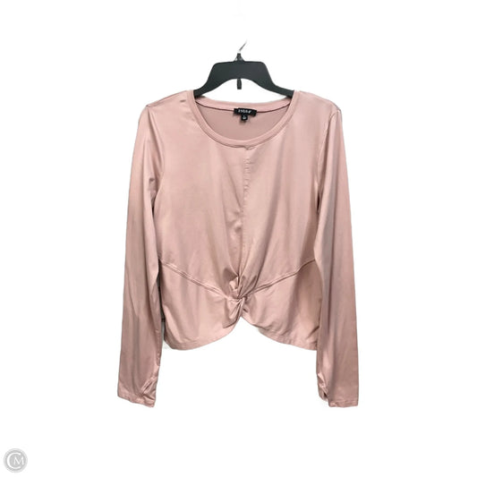Athletic Top Long Sleeve Crewneck By Zobha In Pink, Size: L