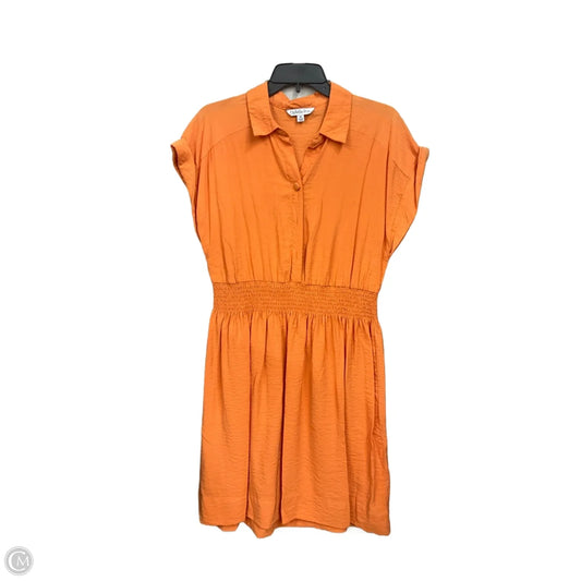 Dress Casual Short By Ophelia Roe In Orange, Size: M
