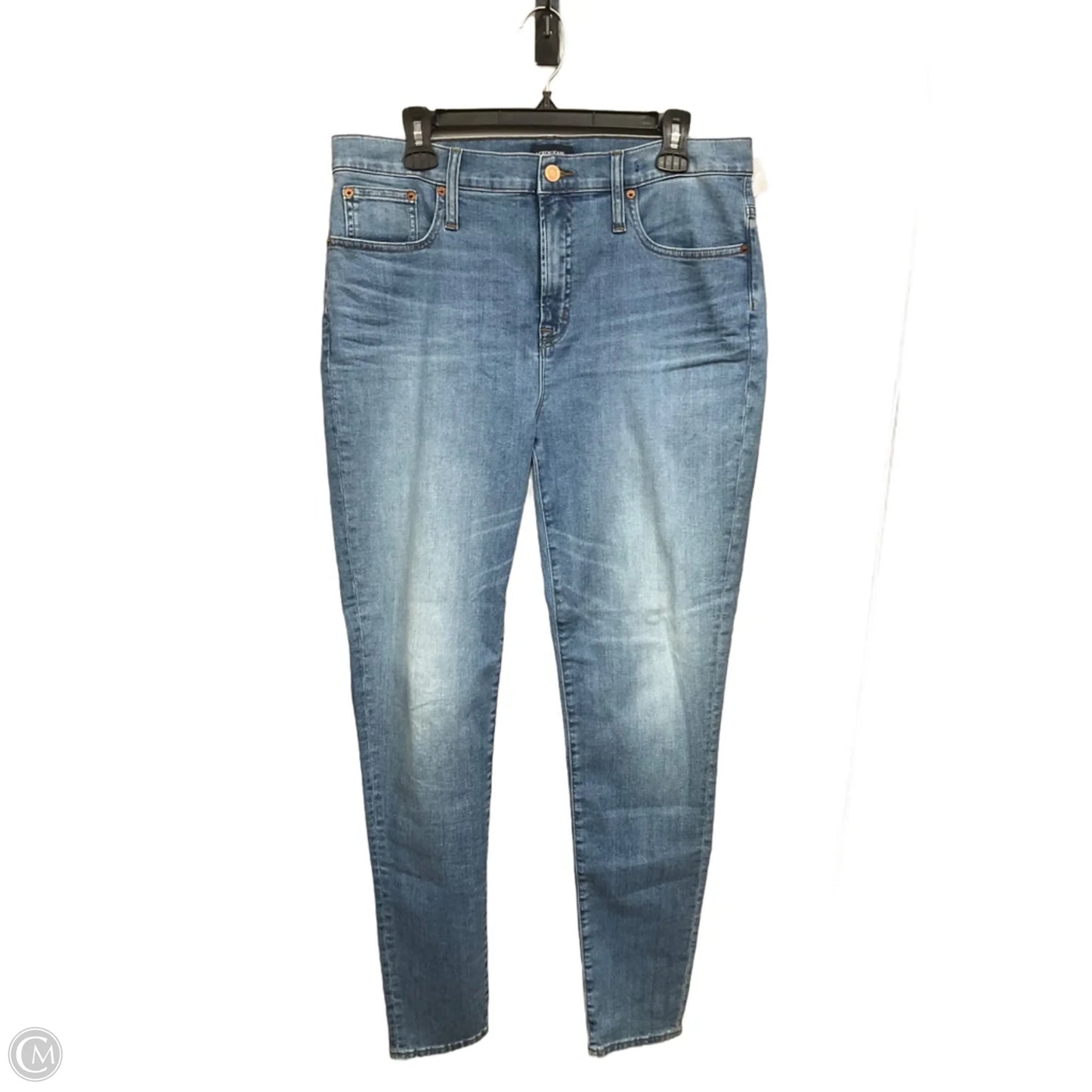 Jeans Skinny By J. Crew In Blue Denim, Size: 12