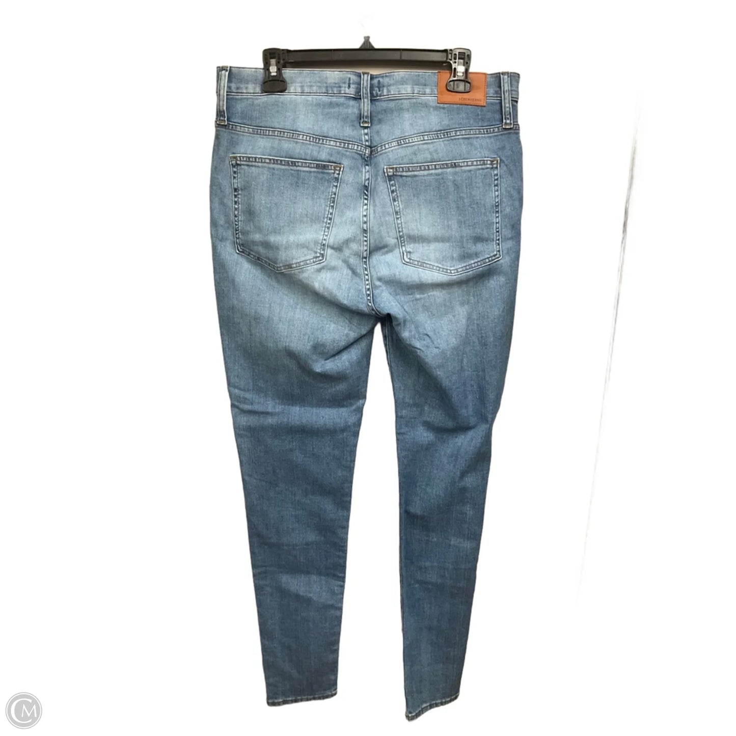 Jeans Skinny By J. Crew In Blue Denim, Size: 12