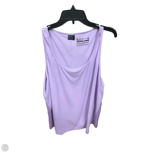 Athletic Tank Top By Clothes Mentor In Purple, Size: Xl