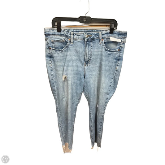 Jeans Straight By Old Navy In Blue Denim, Size: 14