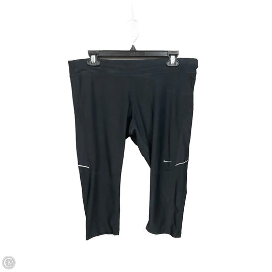 Athletic Leggings Capris By Nike Apparel In Black, Size: Xl
