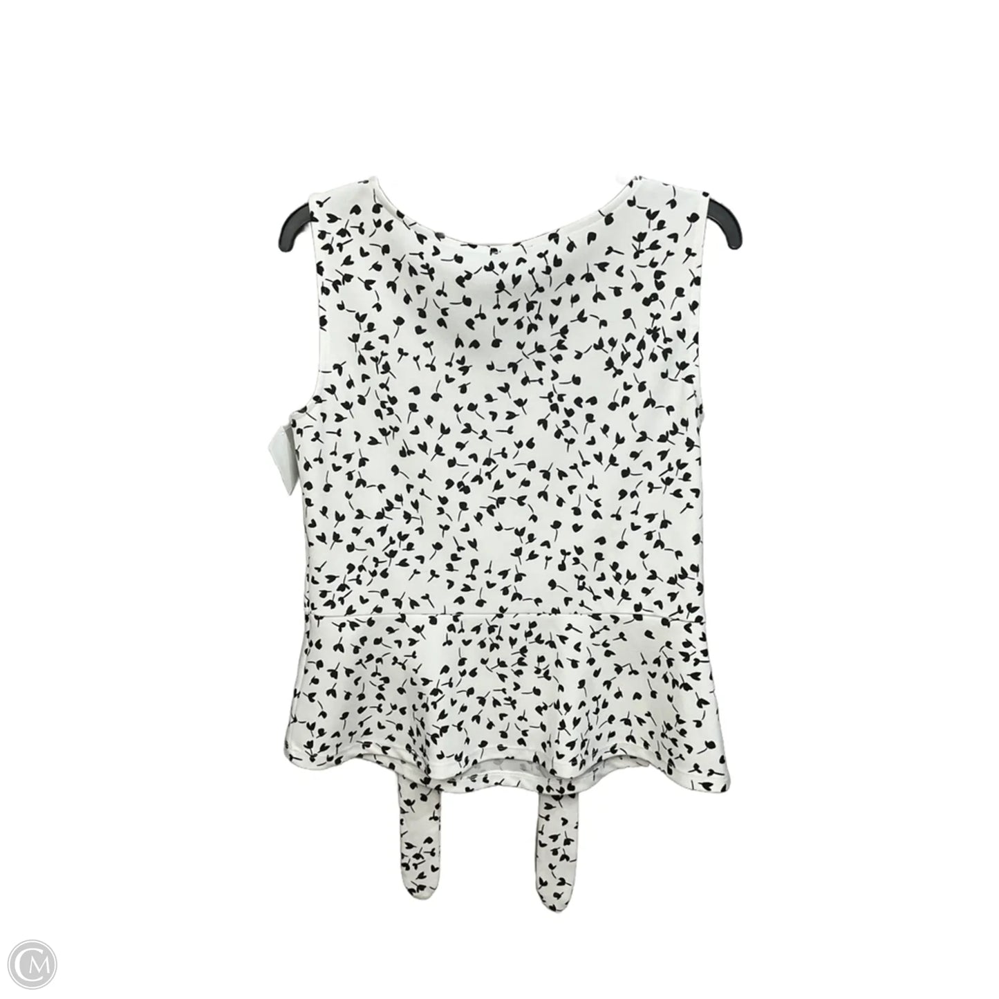 Top Sleeveless By Talbots In Floral Print, Size: M