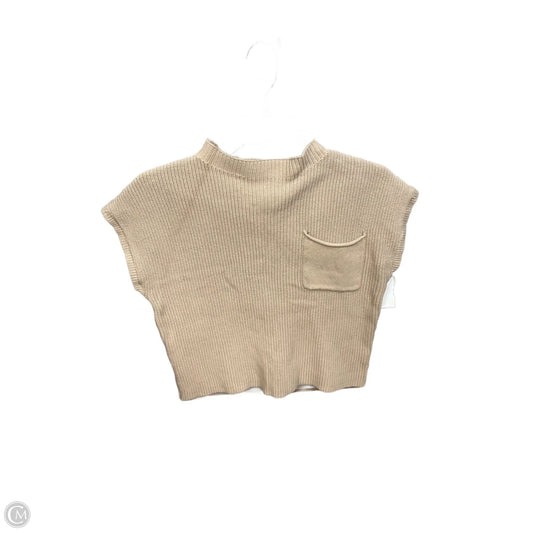 Top Sleeveless By Anrabess In Beige, Size: M