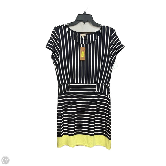 Dress Casual Short By Cremieux In Striped Pattern, Size: L