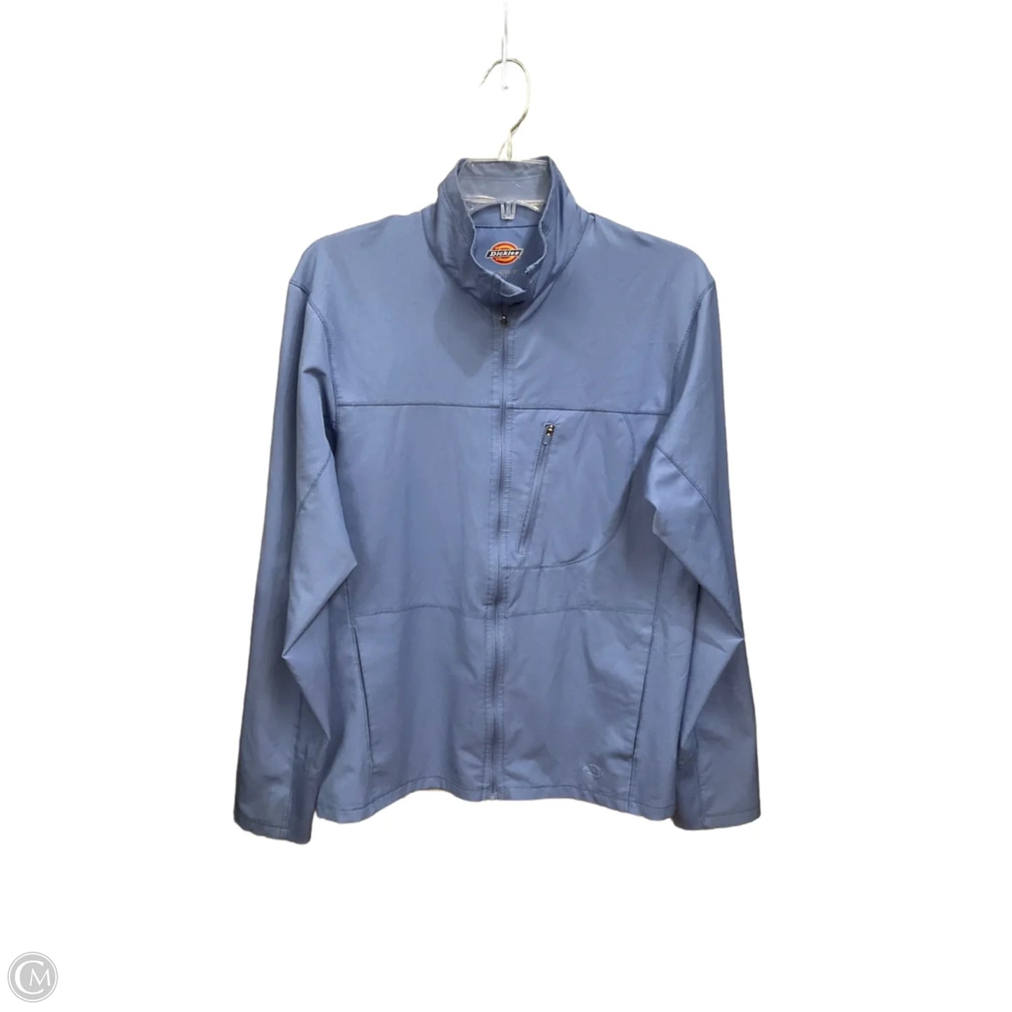 Athletic Jacket By Dickies In Blue, Size: S