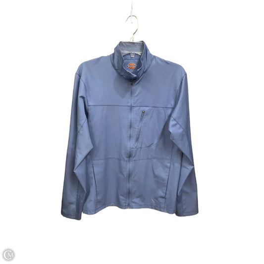Athletic Jacket By Dickies In Blue, Size: S