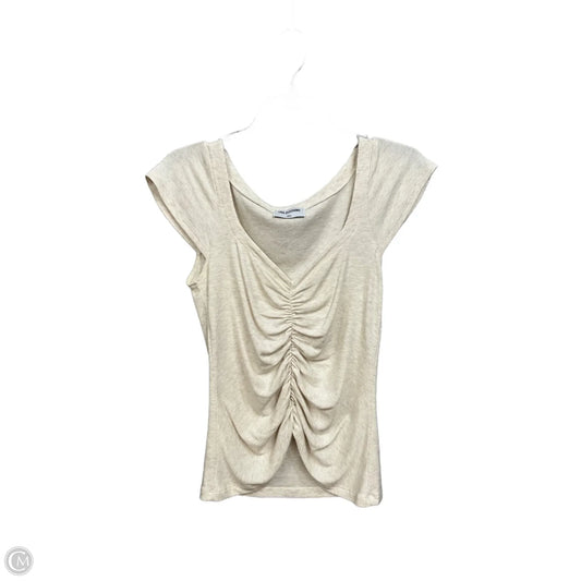 Top Short Sleeve By Lna In Beige, Size: S