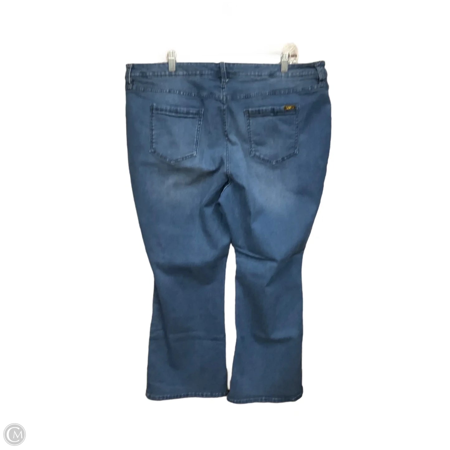 Jeans Boot Cut By Iman Hsn In Blue Denim, Size: 22