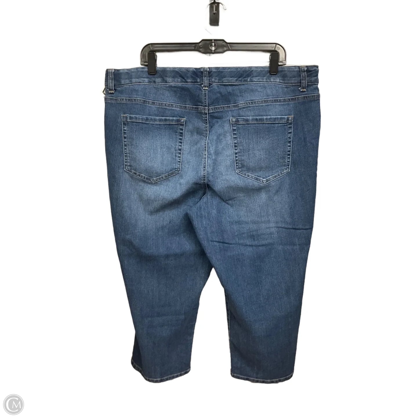 Jeans Boyfriend By Terra & Sky In Blue Denim, Size: 20