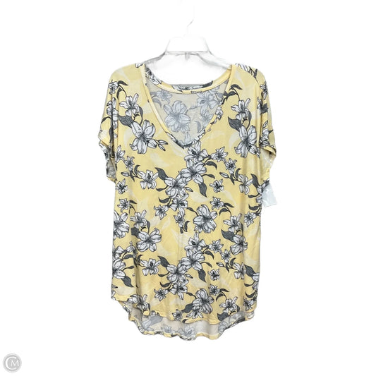 Top Sleeveless By Maurices In Floral Print, Size: 1x