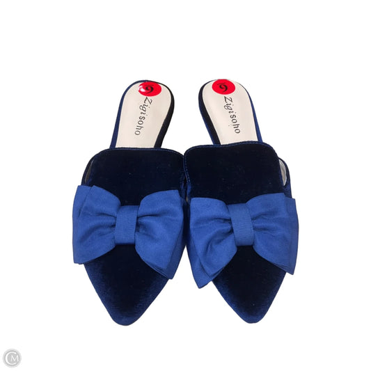 Shoes Flats By Zigi Soho In Navy, Size: 6