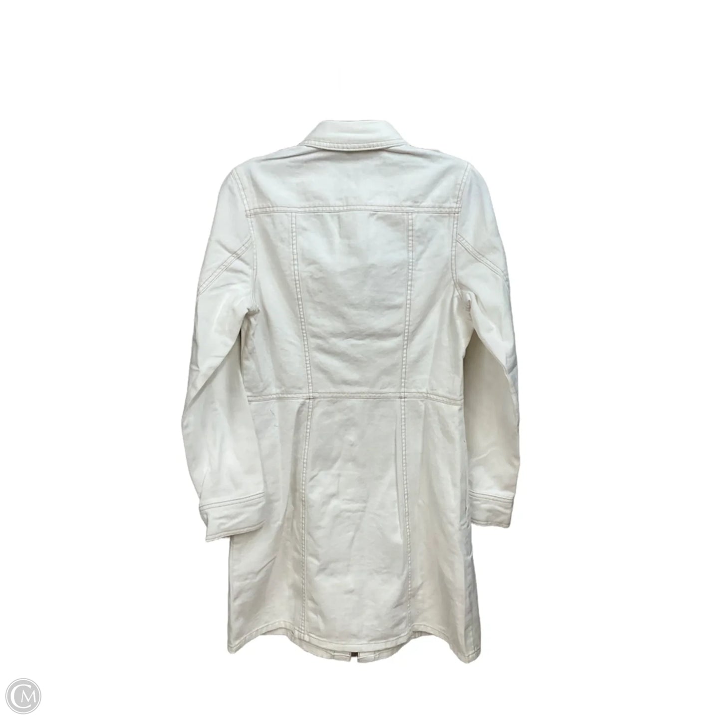 Dress Designer By Frye In Cream Denim, Size: S