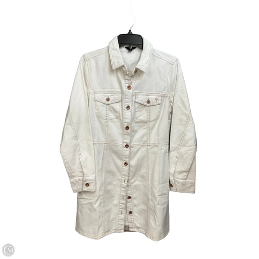 Dress Designer By Frye In Cream Denim, Size: M