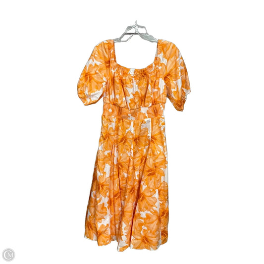 Dress Casual Midi By Inc In Floral Print, Size: L