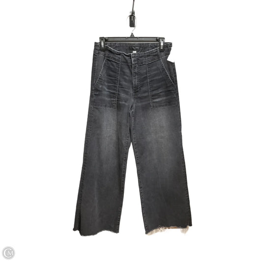 Pants Wide Leg By Kut In Black Denim, Size: 4