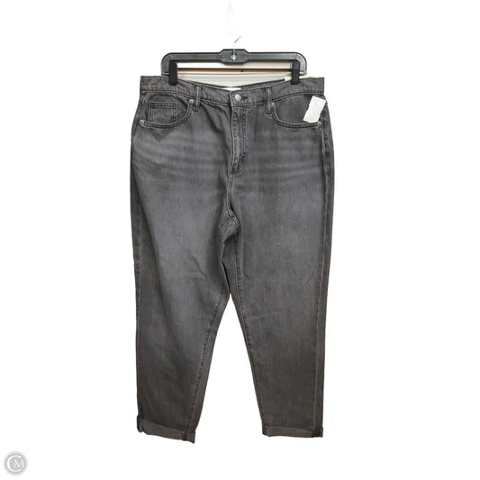 Jeans Boyfriend By Universal Thread In Black Denim, Size: 12