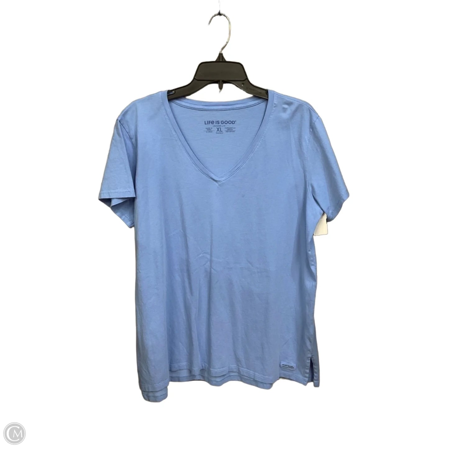 Top Short Sleeve Basic By Life Is Good In Blue, Size: Xl
