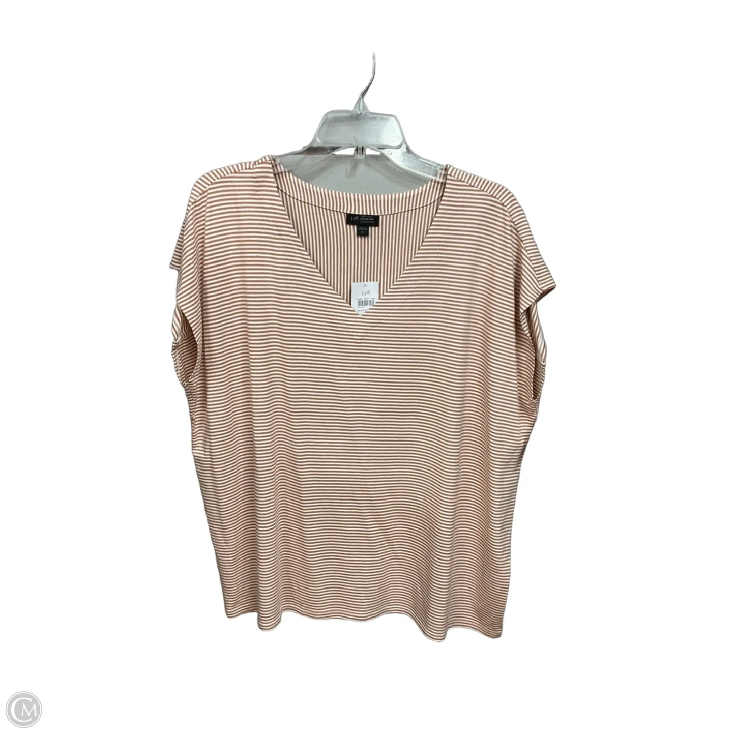 Top Sleeveless By J. Jill In Striped Pattern, Size: L