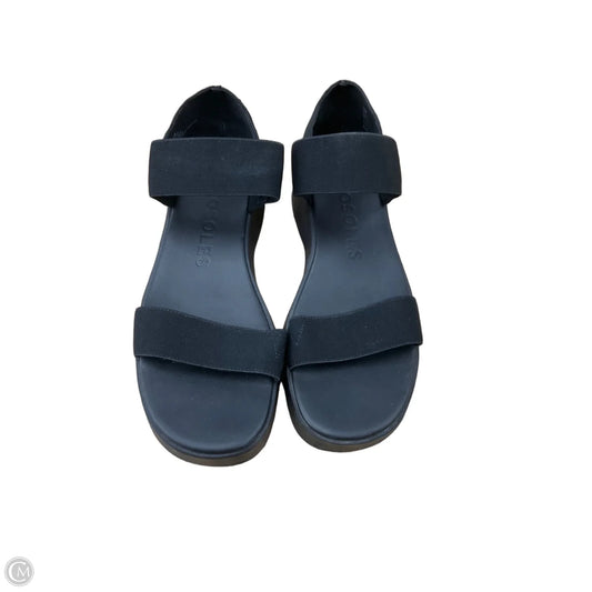 Sandals Flats By Aerosoles In Black, Size: 11