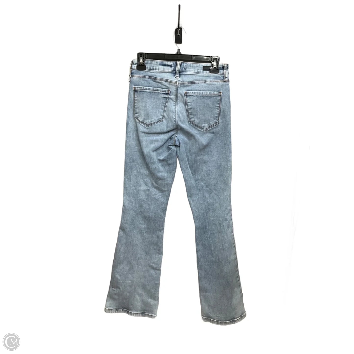Jeans Flared By Kut In Blue Denim, Size: 0