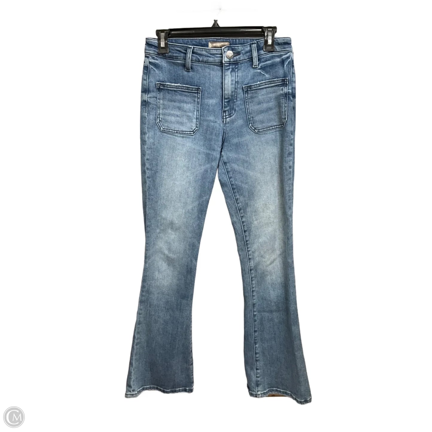 Jeans Flared By Kut In Blue Denim, Size: 2