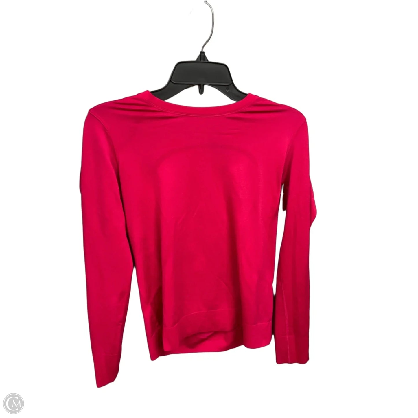 Athletic Top Long Sleeve Crewneck By Lululemon In Pink, Size: S