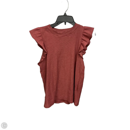 Top Sleeveless By Nation In Copper, Size: Xs