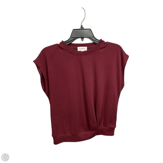 Top Sleeveless Basic By Evereve In Maroon, Size: Xs