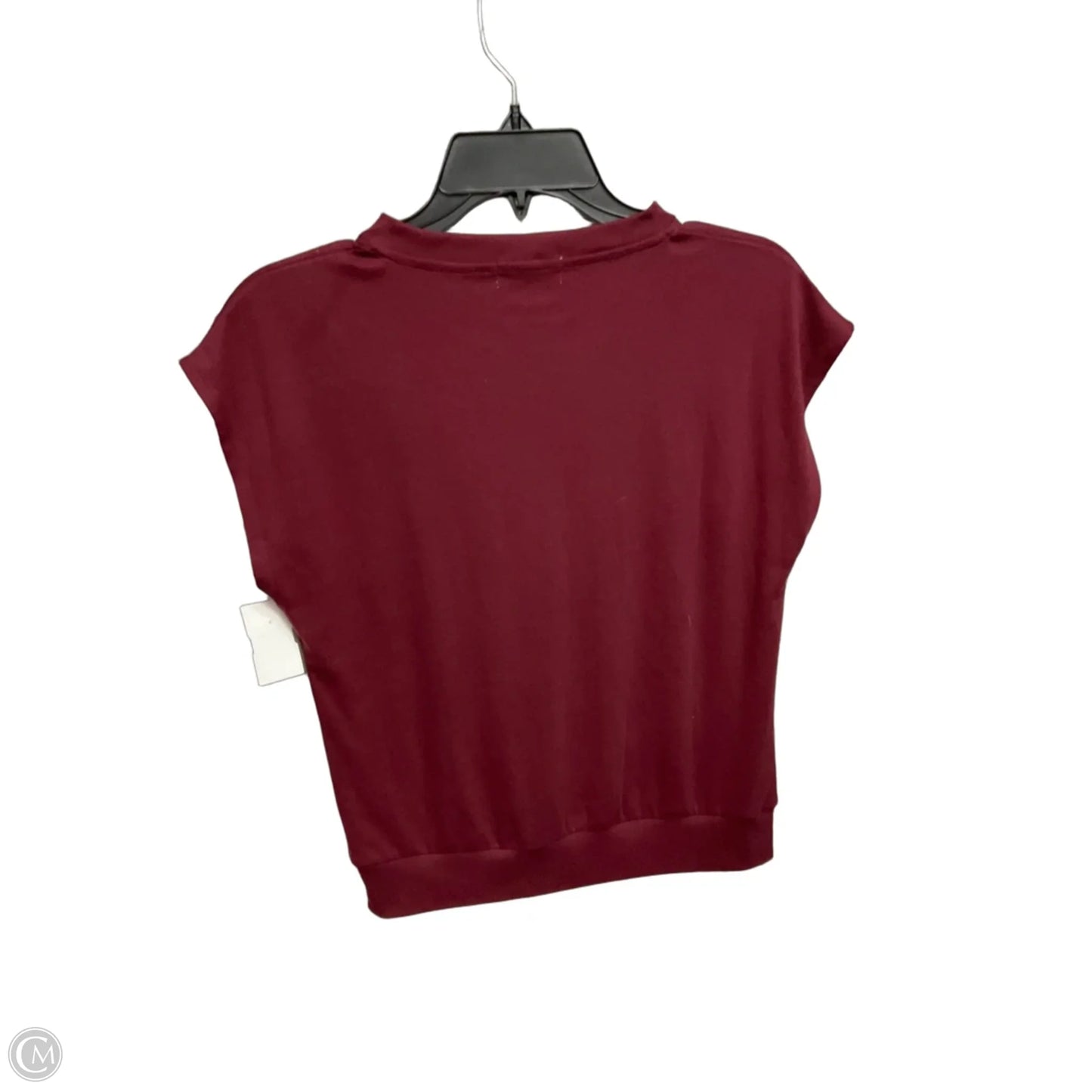 Top Sleeveless Basic By Evereve In Maroon, Size: Xs