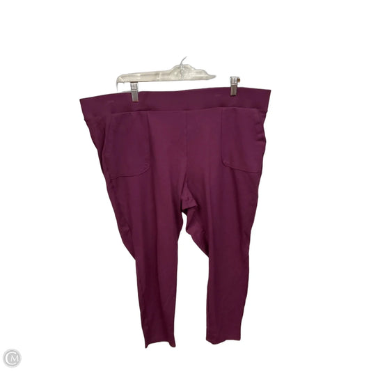 Pants Leggings By Torrid In Purple, Size: 22
