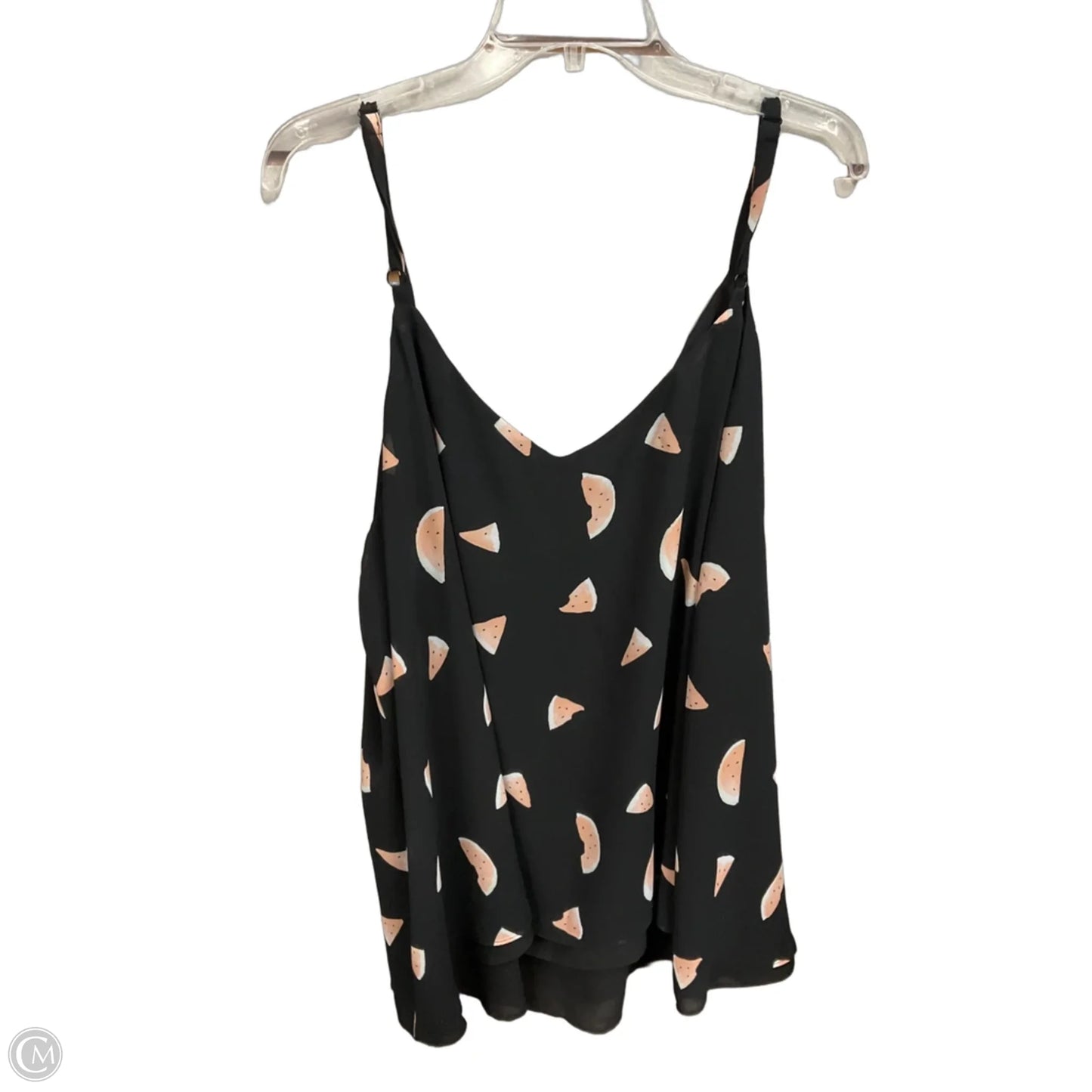 Top Sleeveless By Torrid In Black & Pink, Size: 4x