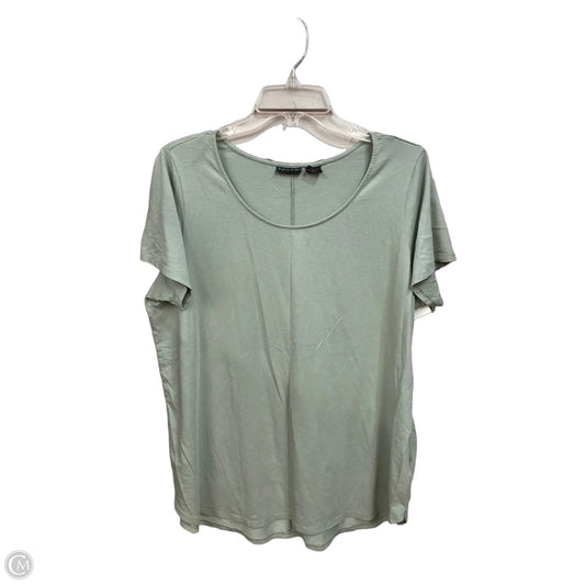 Top Short Sleeve Basic By Tahari In Green, Size: 1x