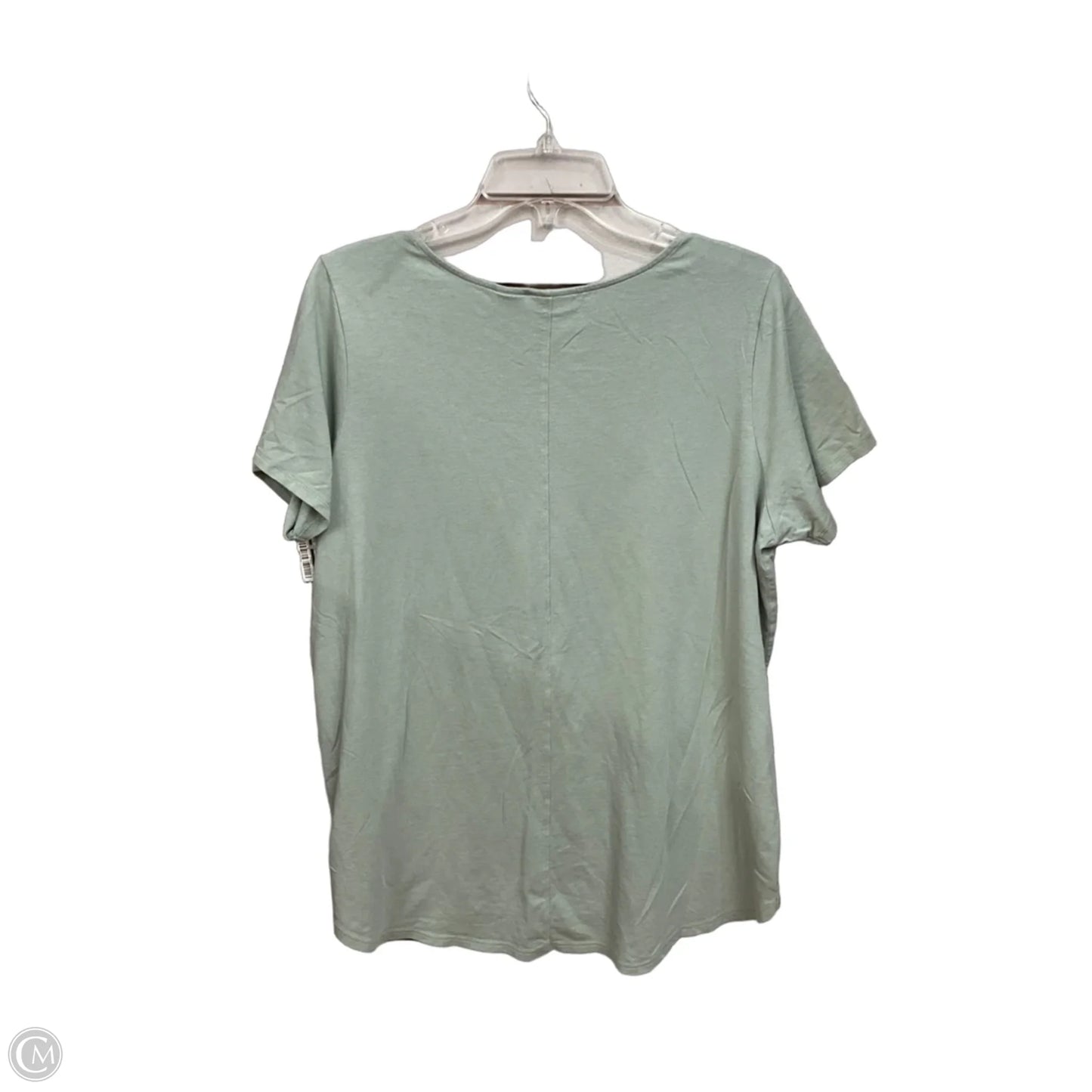 Top Short Sleeve Basic By Tahari In Green, Size: 1x