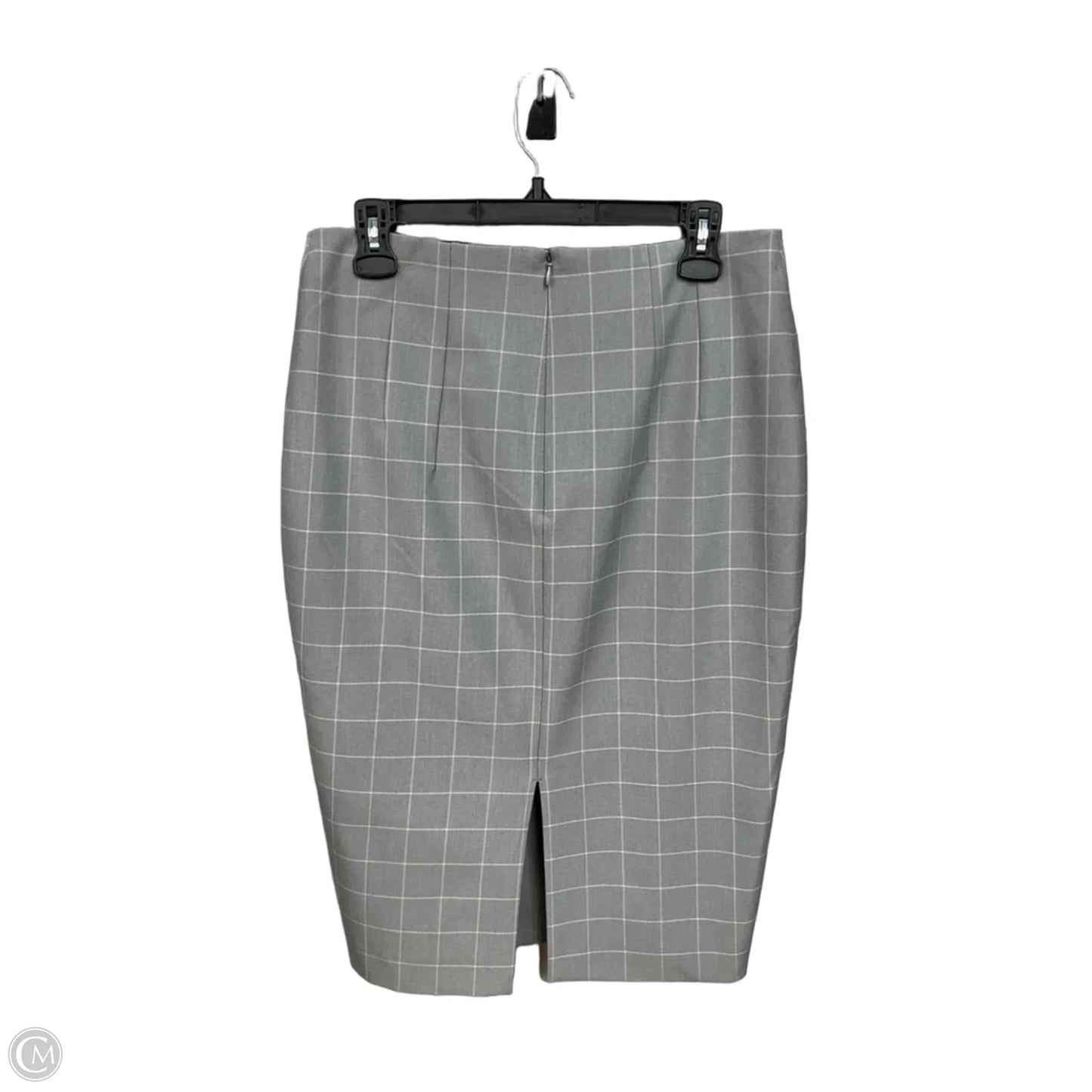 Skirt Midi By Express In Plaid Pattern, Size: 8