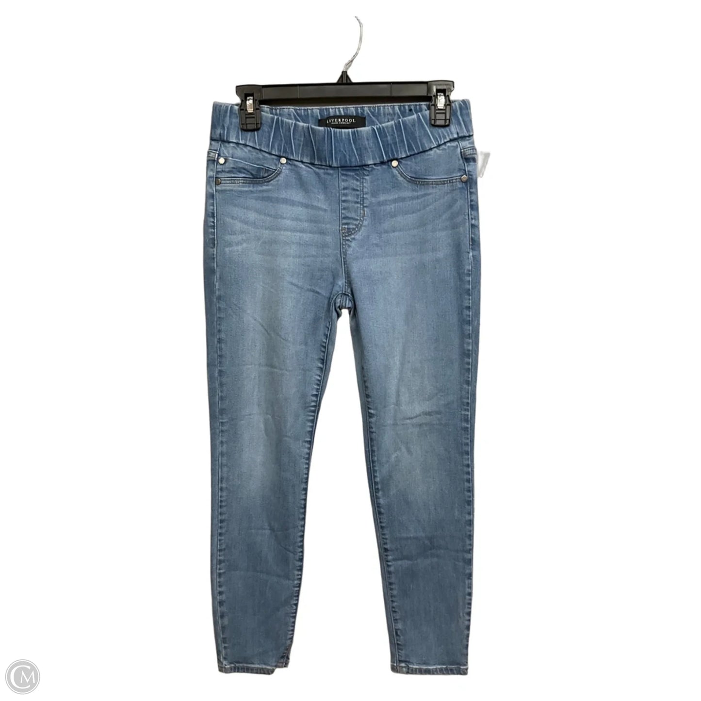 Jeans Jeggings By Liverpool In Blue Denim, Size: 6