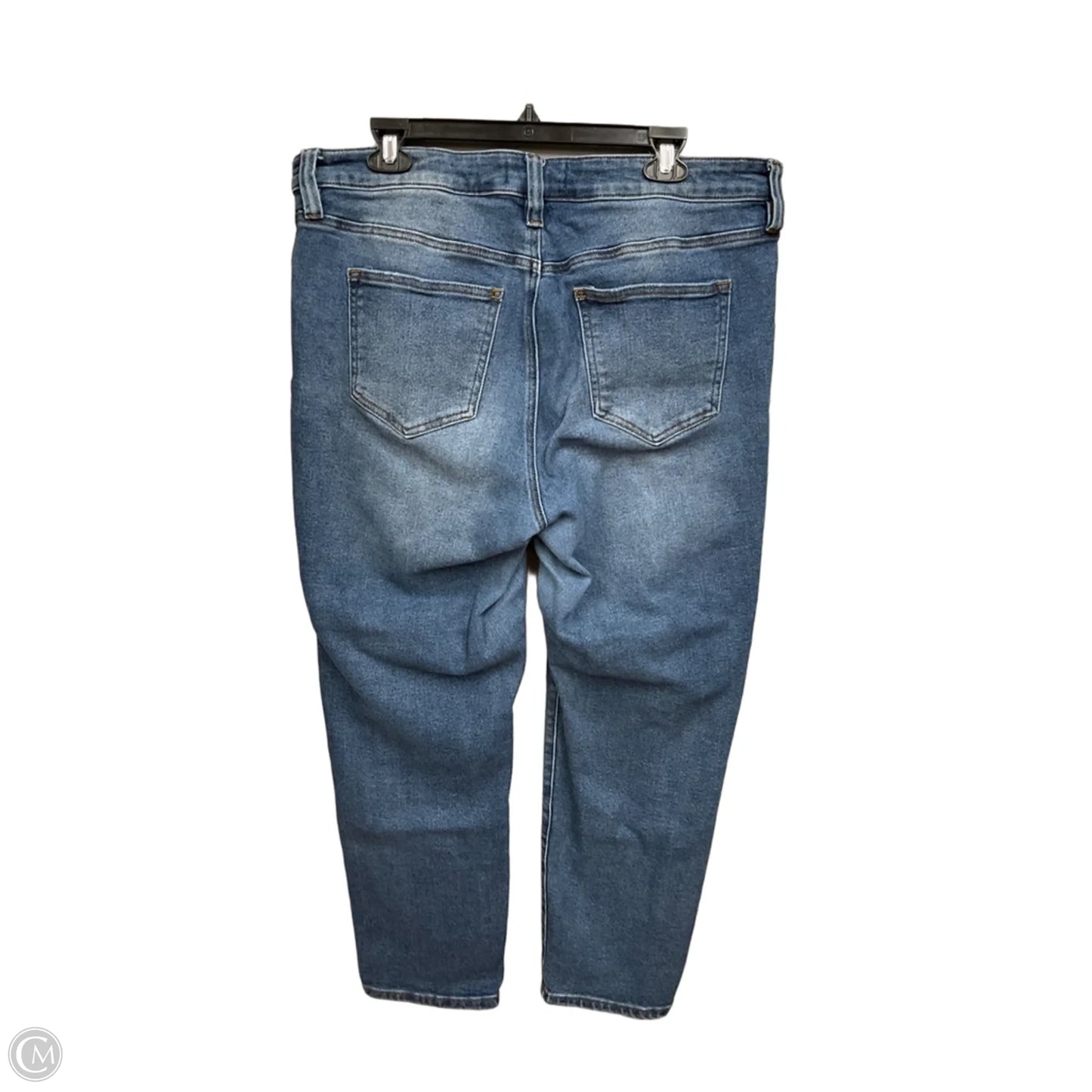 Jeans Straight By Arula In Blue Denim, Size: 14