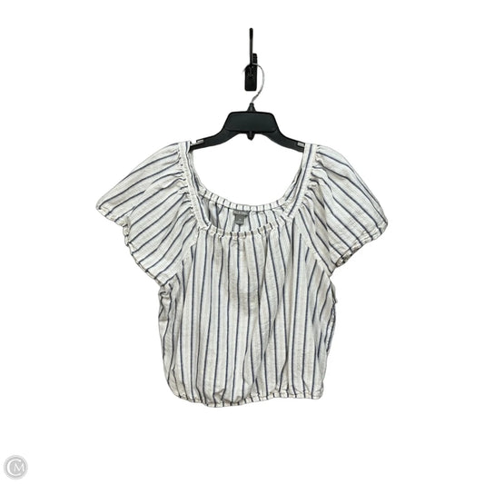Top Short Sleeve By Falls Creek In Striped Pattern, Size: Xl
