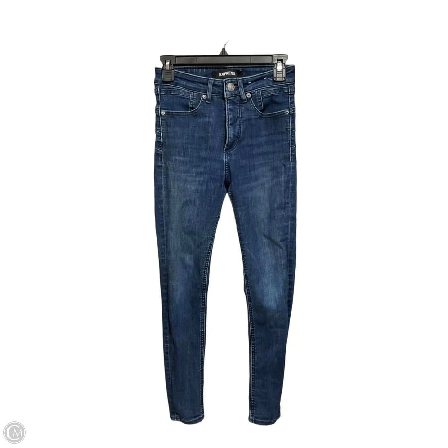 Jeans Jeggings By Express In Blue Denim, Size: 2