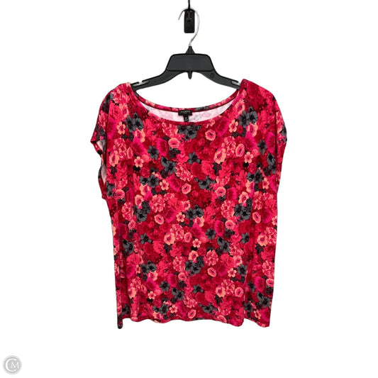 Top Sleeveless By Talbots In Floral Print, Size: 2x