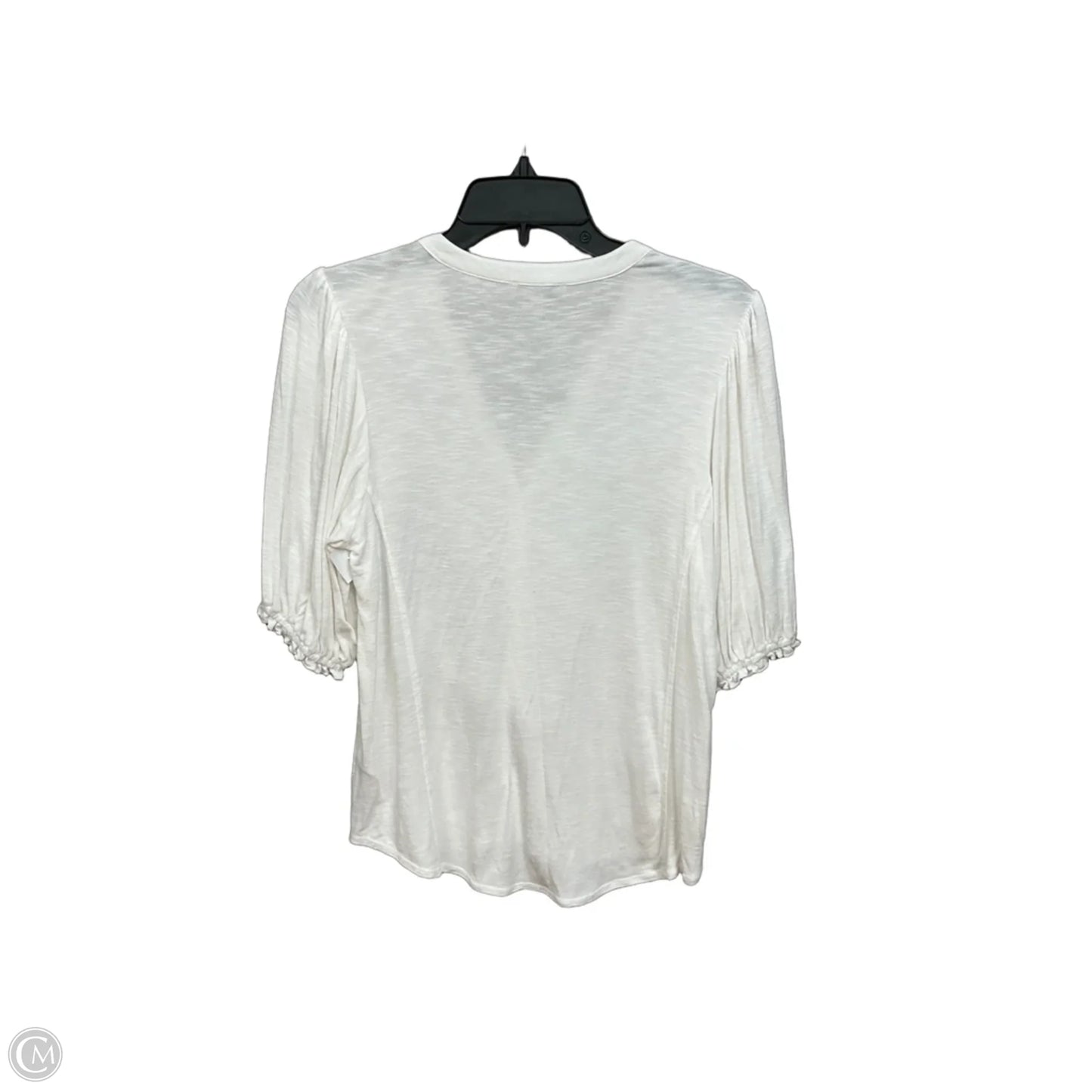 Top Short Sleeve By Democracy In White, Size: S