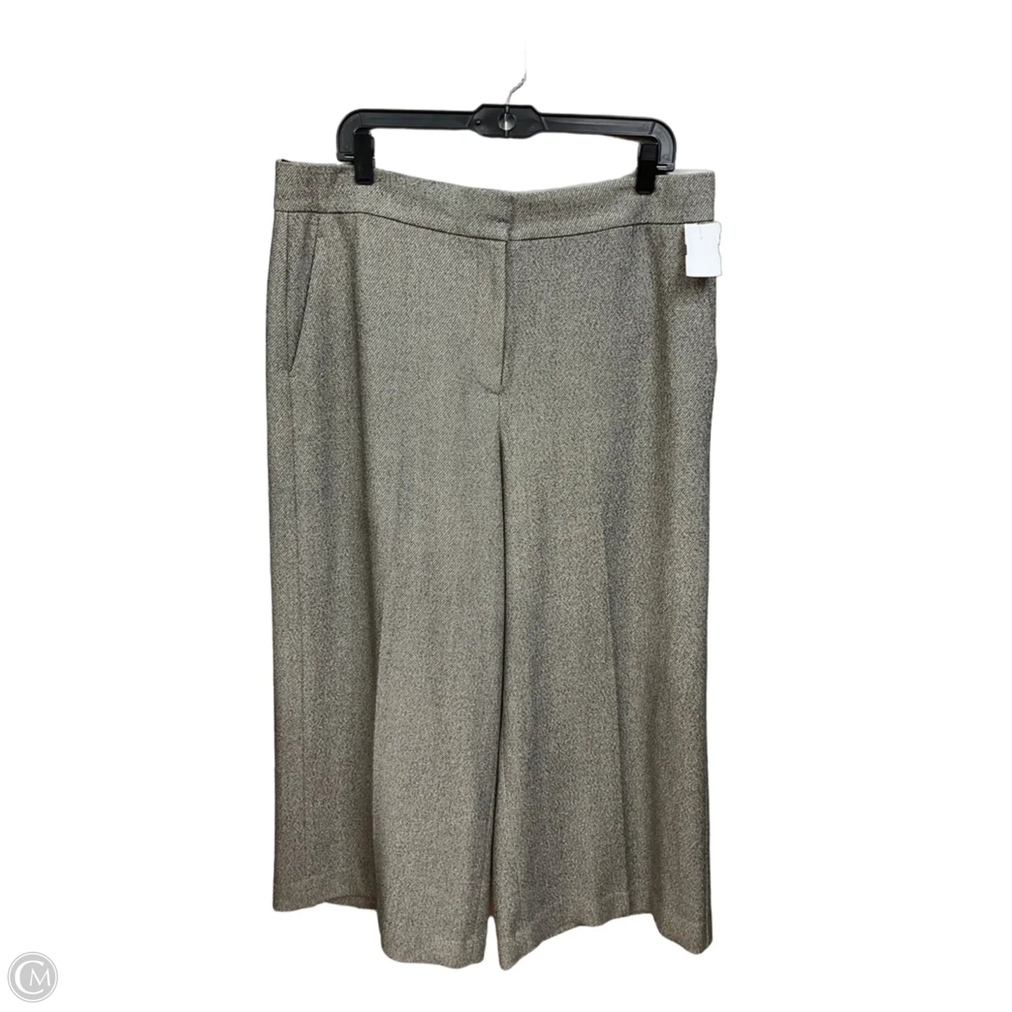 Pants Wide Leg By Ann Taylor In Grey, Size: 14