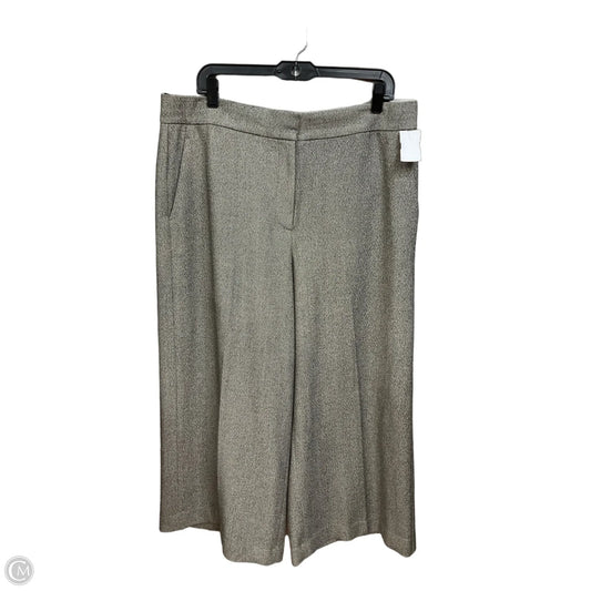 Pants Wide Leg By Ann Taylor In Grey, Size: 14