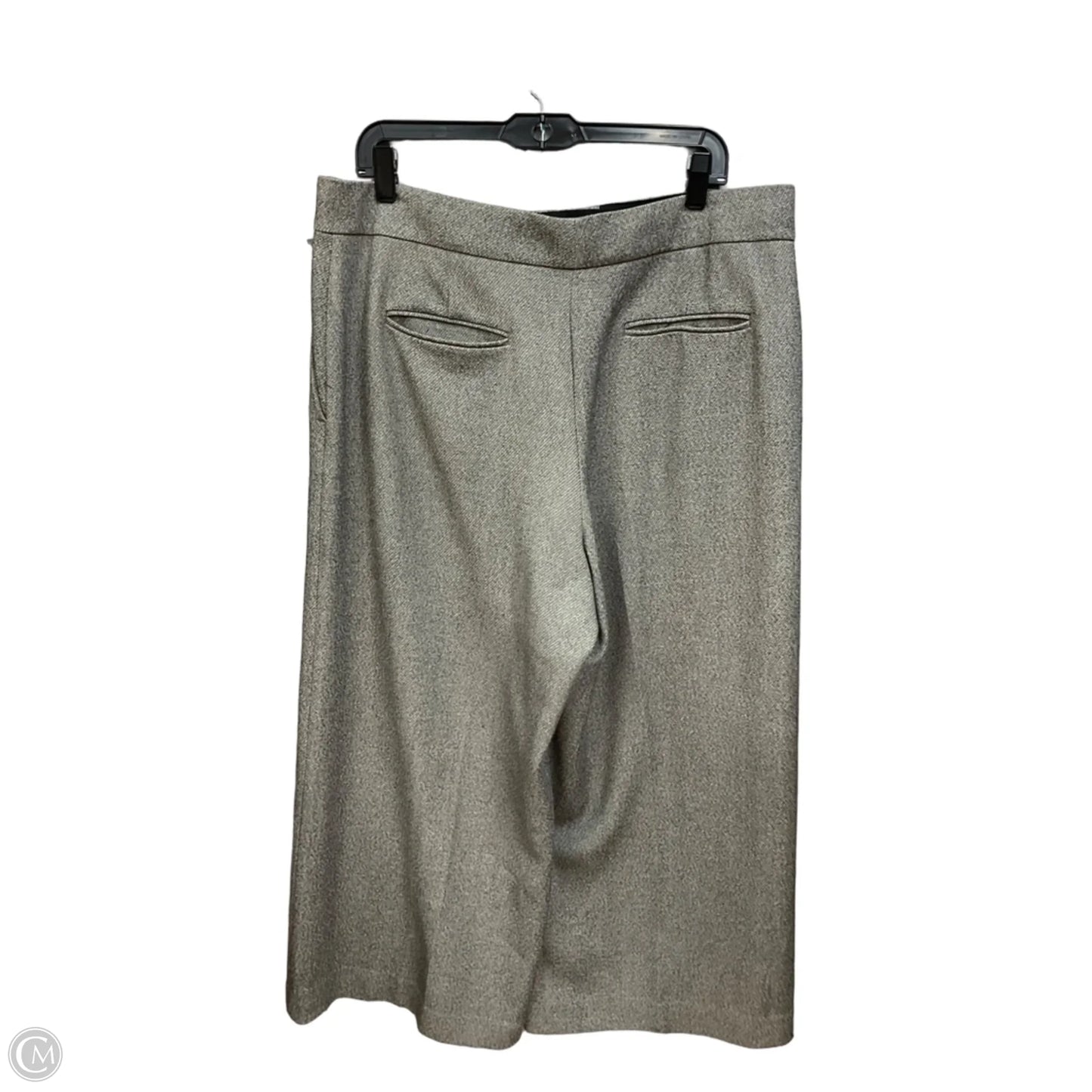 Pants Wide Leg By Ann Taylor In Grey, Size: 14