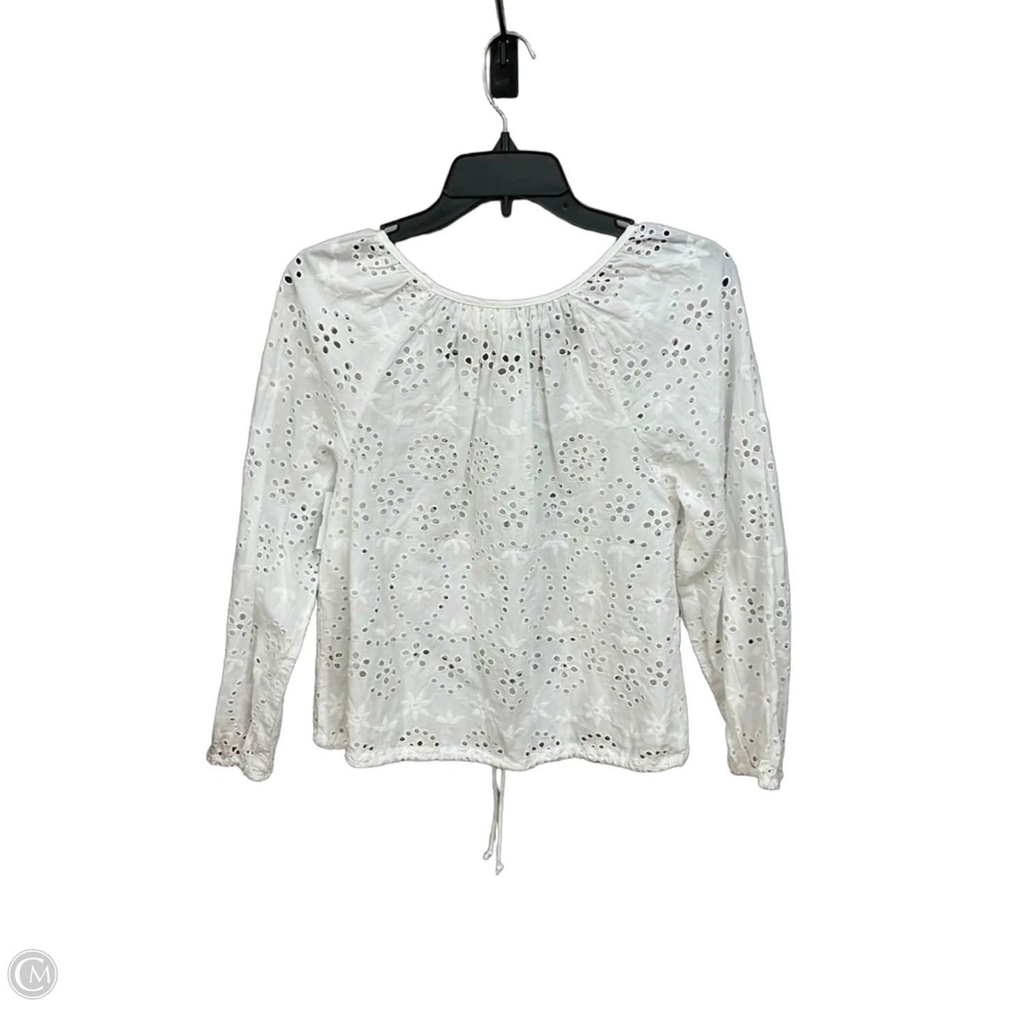 Top Long Sleeve By Joie In White, Size: S